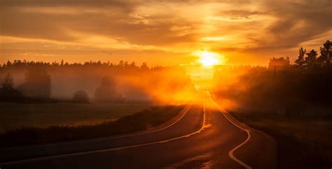 Sunset road by apmajanen / 500px | Sunset road, Sunset, Road