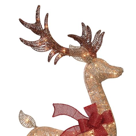 Holiday Living 60-in Deer Light with Clear Incandescent Lights in the ...