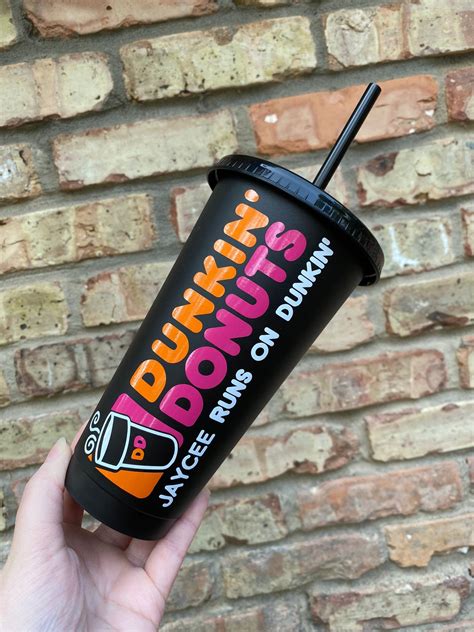 Personalized Dunkin Donuts Cup Dunkin Donuts Tumbler Dunkin - Etsy ...