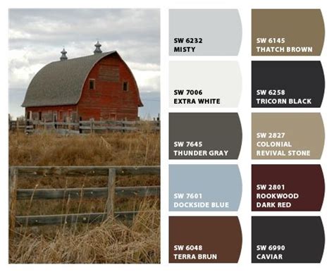 Barn Paint Color Schemes - Paint Color Ideas