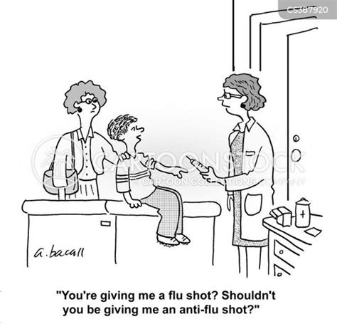 Flu Shots Cartoons and Comics - funny pictures from CartoonStock