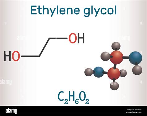 Ethylene Glycol Structural Formula