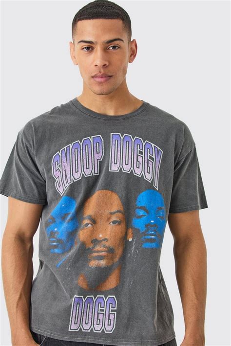 Loose Snoop Dogg Wash License T-shirt | boohoo UK