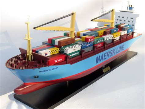 MODEL CONTAINER SHIP MAERSK ALABAMA | Model ship building, Model ships, Scale model ships