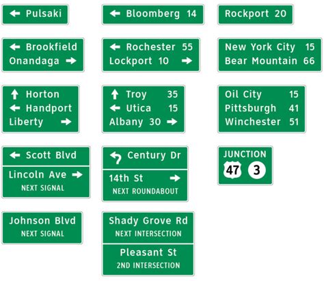 Conventional Road Guide Signs: Proportion Based Grid System | ClearviewHWY