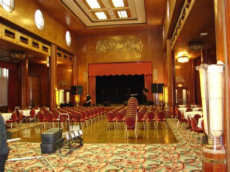Queen Mary Historic Ocean Liner In Long Beach, Ca. Photo of Ballroom. First class dinning area ...