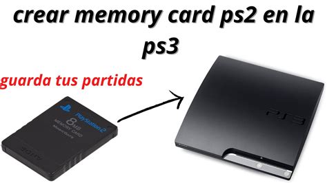 como crear memory card ps2 en la ps3 y guardar partidas . 2023 - YouTube