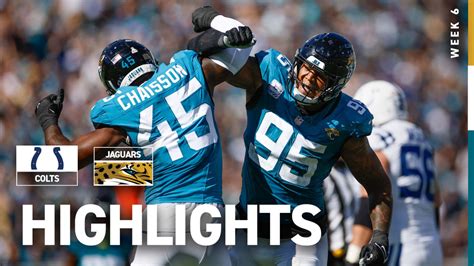 HIGHLIGHTS | Jaguars' Top Plays vs. Colts Week 6