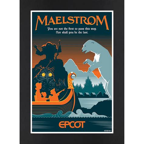 EPCOT Maelstrom Matted Print | shopDisney