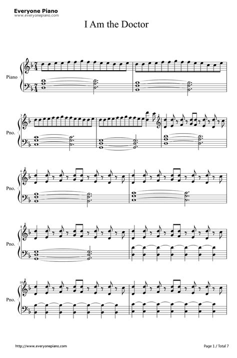 Dr Who Theme Song Piano Sheet Music - Theme Image