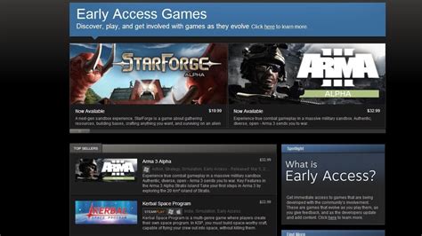 Steam introduces Early Access - GameSpot