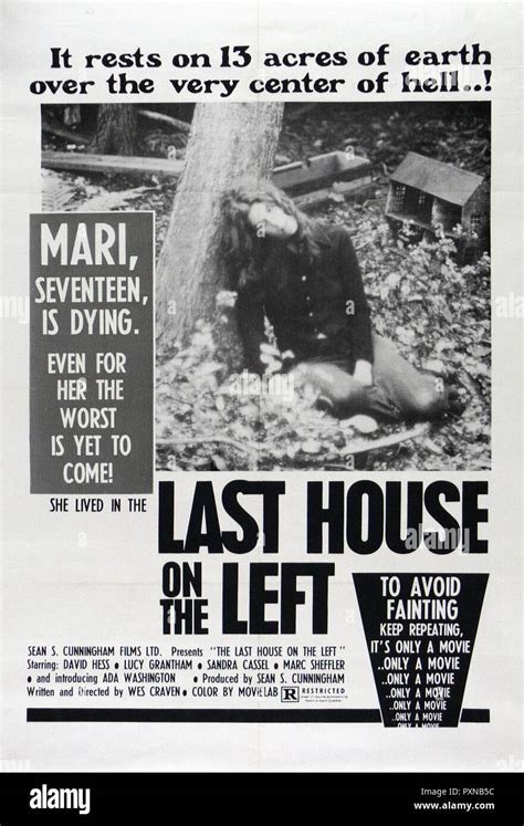 Last House On The Left - Original movie poster Stock Photo - Alamy