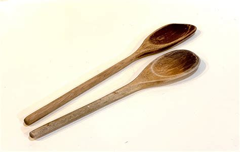 2 Vintage Wooden Spoons Primitive Rustic Mid Century | Etsy | Wooden spoons, Wooden, Mid century ...