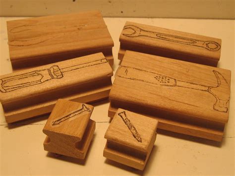 Set of 6 Destash Wooden Stamps for by FourthWishVintage on Etsy