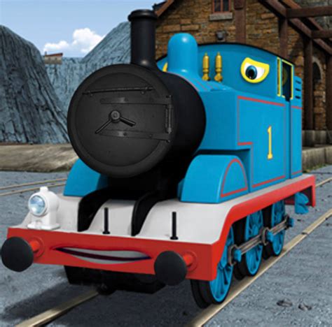 If Thomas was designed by Pixar - Cursed Edit by 13ComicFan on DeviantArt