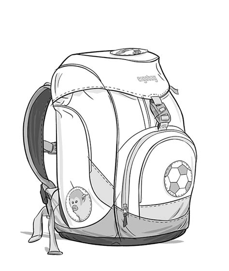 School Bag Sketch at PaintingValley.com | Explore collection of School ...