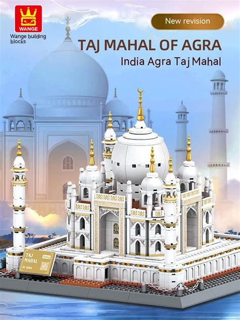 Building Blocks Set World's Great Architecture Taj Mahal Model Kits Bricks to Kids Adults Toy ...