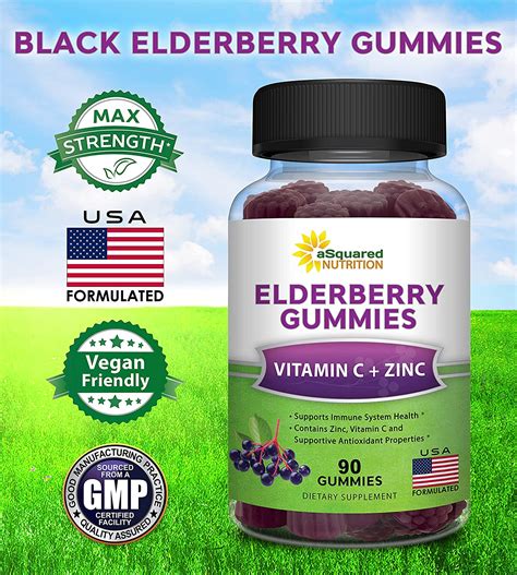 Elderberry Gummies - aSquared Brands