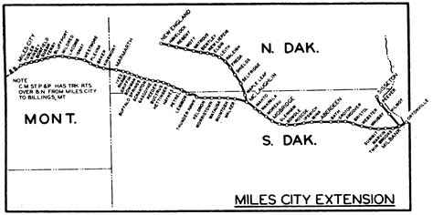 33 Milwaukee Road System Map - Maps Database Source