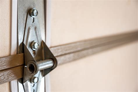 Garage Door Metal Panel Hinge Stock Photo - Download Image Now - iStock