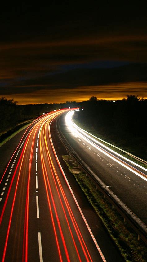 Highway at Night Wallpapers on WallpaperDog