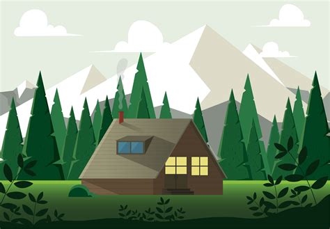 Vector Nature Landscape Illustration 201484 Vector Art at Vecteezy