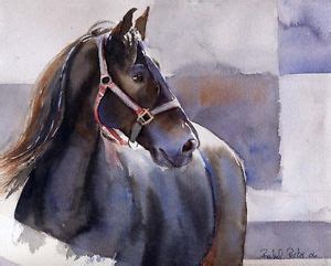 Friesian Horse Painting at PaintingValley.com | Explore collection of Friesian Horse Painting