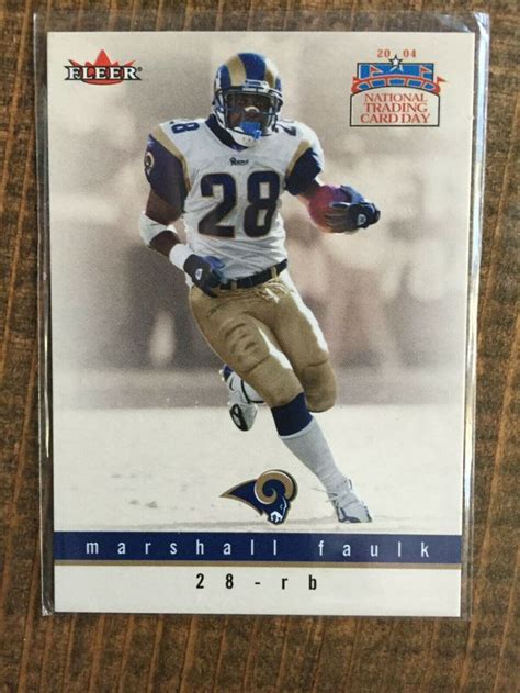 marshall faulk jersey card - Donald Mares