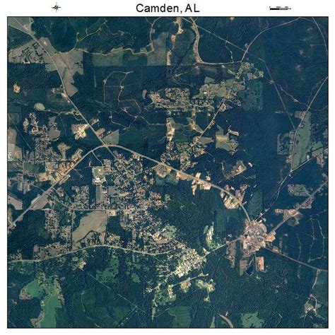 Aerial Photography Map of Camden, AL Alabama