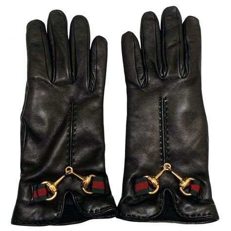 Gucci Gloves size 6,5 Black Leather ref.226974 - Joli Closet