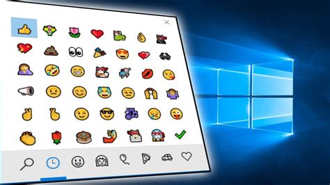 WINDOWS 10 EMOJI KEYBOARD 🐱‍🐉👍🍕💩 - YouTube