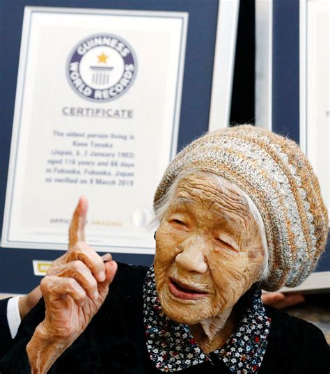 116-year-old Japanese woman crowned the world's oldest person by Guinness Book of World Records ...