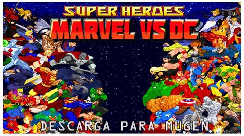 Superheroes - MARVEL VS DC MUGEN - YouTube