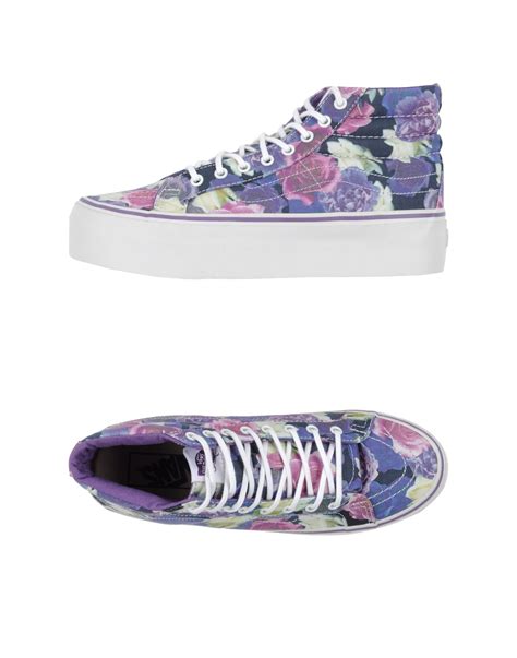 Vans High-tops & Trainers in Purple | Lyst