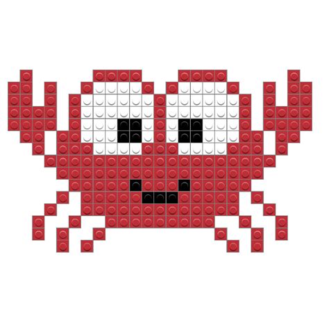 Crab Pixel Art | art of zoo