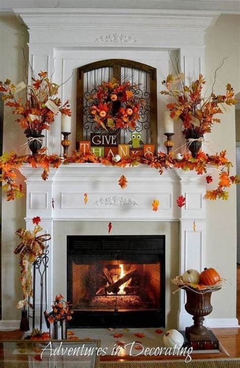 25+ Fabulous DIY Fall Mantel Decorating Ideas & Designs 2023 | Fall mantel decorations, Fall ...