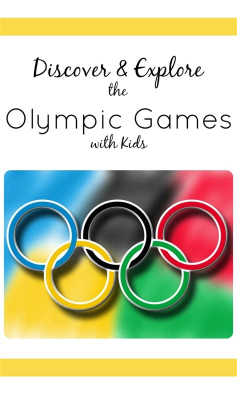 Discover and Explore the Olympic Games with Kids - Fantastic Fun & Learning