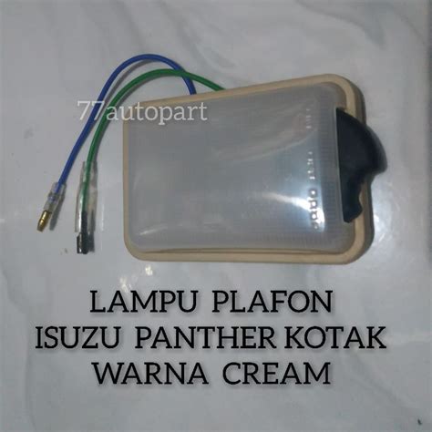 Jual Lampu plafon panther kotak warna cream | Shopee Indonesia