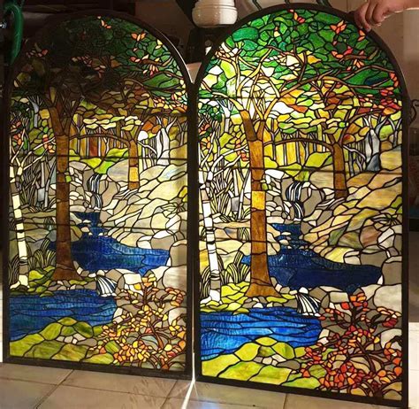 Custom Tiffany Stained Glass Leadlight Window Panel Glass for Wall - China Tiffany Window and ...