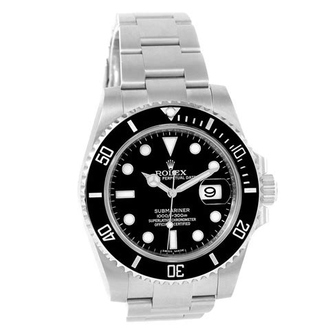 Rolex Submariner Ceramic Bezel Stainless Steel Mens Watch 116610 ...