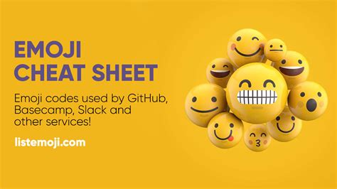 Emoji Code Cheat Sheet