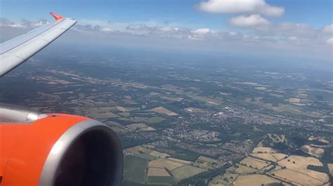 EasyJet A320 takeoff from London Gatwick - YouTube