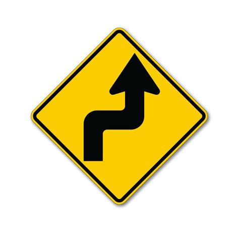 Reverse Turn Right Arrow Traffic Sign - 24” x 24” / Diamond Grade | Traffic signs, Arrow print ...
