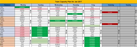 Excel Team Calendar Template Download: Plan Monthly Schedule - Project Management Templates