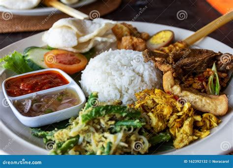 Nasi Campur, Indonesian Typical Food Stock Photo | CartoonDealer.com ...