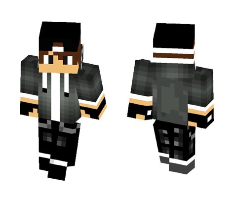 Download Boy with Black Hoodie and Hat Minecraft Skin for Free ...