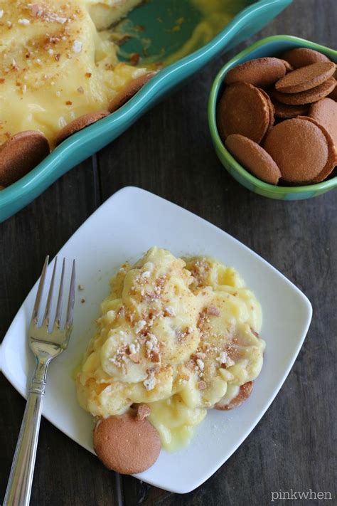 No Bake Banana Pudding Cake - PinkWhen