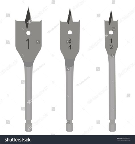 Drill Bit Drill Bit Isolated Drill Stock Vector (Royalty Free) 288867032 | Shutterstock