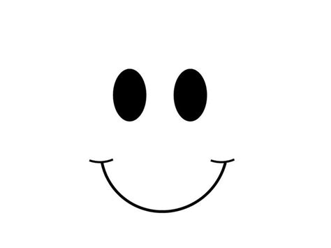 Smiley Face Black And White | Free download on ClipArtMag