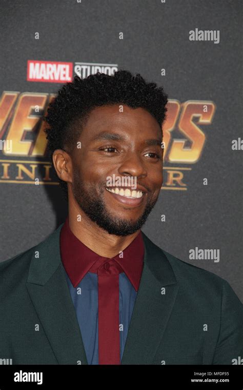 Chadwick Boseman 04/23/2018 The World Premiere of "Avengers: Infinity ...